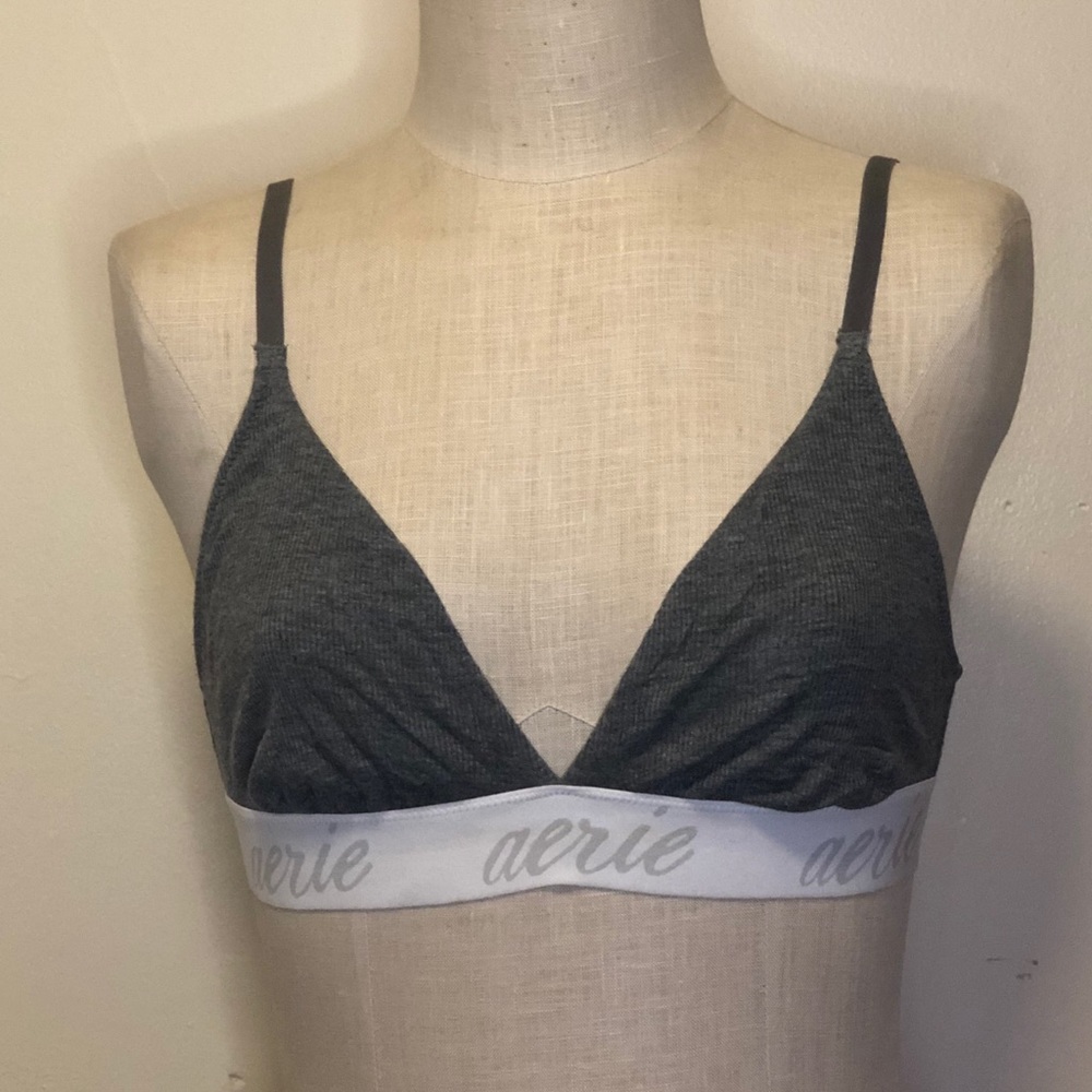 Gray aerie bra